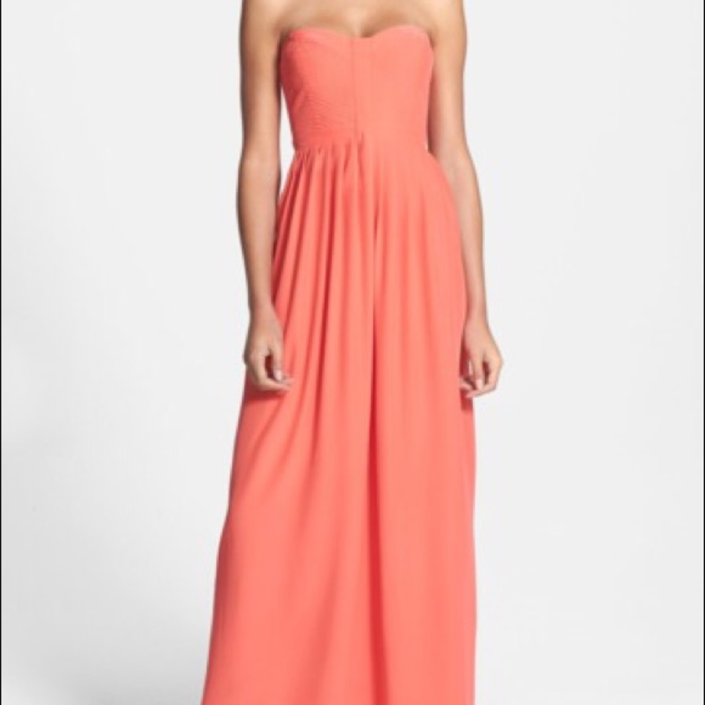 Parker Bayou Strapless Silk Dress - Nordstrom